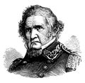 Lieutenant General Winifred Scott, vintage illustration