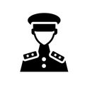 lieutenant icon. Trendy lieutenant logo concept on white background from army and war collection