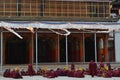 The life around Kirti Gompa Monastery in Langmusi, Amdo Tibet, C