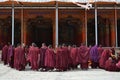 The life around Kirti Gompa Monastery in Langmusi, Amdo Tibet, C