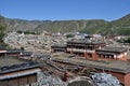 The life around Labrang in Xiahe, Amdo Tibet, China. This monk s Royalty Free Stock Photo