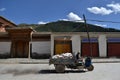 The life around Labrang in Xiahe, Amdo Tibet, China. Pilgrims ar