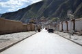 The life around Labrang in Xiahe, Amdo Tibet, China. Pilgrims ar Royalty Free Stock Photo