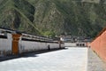 The life around Labrang in Xiahe, Amdo Tibet, China. Pilgrims ar Royalty Free Stock Photo