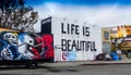 Life Is Beautiful Mural In Los Angeles