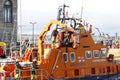 Life Boat Crew of the RNLI working on the rnli sybil mullen glover Plymouth Devon UK Royalty Free Stock Photo