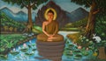 Ã¢ÂÂ­Life of Buddha Royalty Free Stock Photo