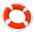 Life buoy 3d Royalty Free Stock Photo