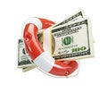 Life Buoy dollar Royalty Free Stock Photo