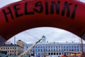 Life-buoy view of Helsinki