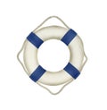 Life buoy on a white background