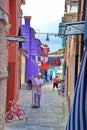 Town of Burano, Italy
