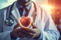 health care hand asian patient cardiologist hospital clinic cardiology doctor. Generative AI.