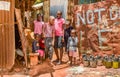 Daily life of Children of Kibera Slum in Nairobi,Kenya