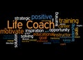 Life Coach, word cloud concept 4