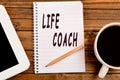 Life coach words Royalty Free Stock Photo