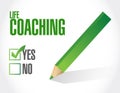 life coaching approval sign concept Royalty Free Stock Photo