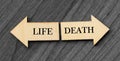 Life death balance. Royalty Free Stock Photo