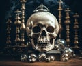 Life and death time are metaphors for the concept of mori life and death. Royalty Free Stock Photo