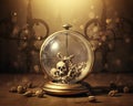 Life and death time are metaphors for the concept of mori life and death. Royalty Free Stock Photo