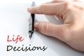 Life Decisions Concept Royalty Free Stock Photo