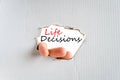 Life Decisions Concept Royalty Free Stock Photo