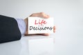 Life Decisions Concept Royalty Free Stock Photo