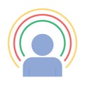 Life flat inside vector icon which can easily modify or edit