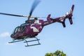 Life flight helicopter Royalty Free Stock Photo