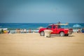 Life Gaurd Truck on Beach