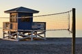 Life Guard Hut with Volley Ball Net