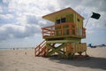 Life guard stand Royalty Free Stock Photo