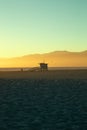 Life Guard Stand on Venice Beach Los Angeles Royalty Free Stock Photo