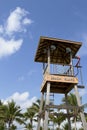 Life guard station Royalty Free Stock Photo