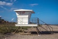 Life Guard station closed Royalty Free Stock Photo