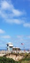 Life Guard Station in La Jolla California Royalty Free Stock Photo