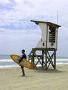 Life guard tower Royalty Free Stock Photo