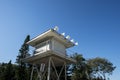 Life guard tower in Sydney Royalty Free Stock Photo