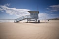 Life Guard Tower on Windy Afternoon Royalty Free Stock Photo