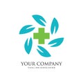 Life health logo design template