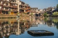 Daily life in historic Fenghuang Royalty Free Stock Photo