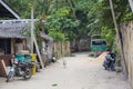 The life of the inhabitants of the Philippine fishing village Royalty Free Stock Photo