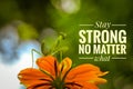 Life Inspirational Quotes - Stay stronger no matter what