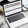 Life Insurance Policy Terms of Use Concept Royalty Free Stock Photo