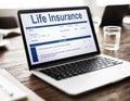 Life Insurance Policy Terms of Use Concept Royalty Free Stock Photo