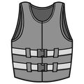 Life Jacket Illustration