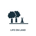 Life On Land icon. Creative element design from community icons collection. Pixel perfect Life On Land icon for web design, apps,
