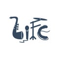 Life is like music illustration