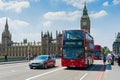 Daily life on the London street Royalty Free Stock Photo