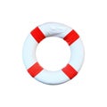 Life preserver floating Royalty Free Stock Photo